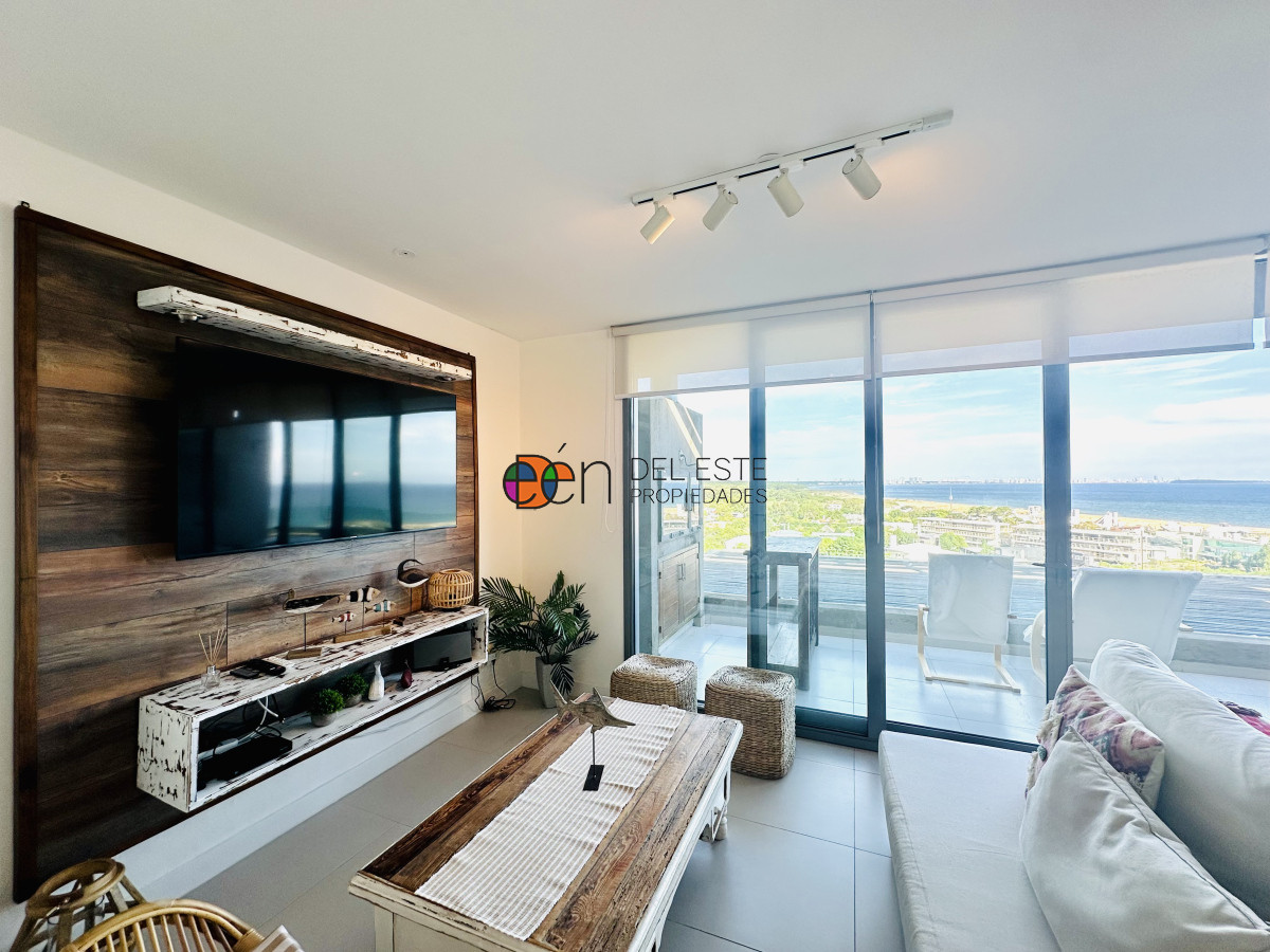Apartamento ID.6 - Venta de Apartamento de 2 Dormitorios y Parrillero en la Loma de la Ballena en exclusivo complejo
