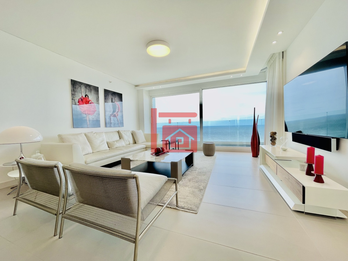 Apartamento ID.489 - Venta Espectacular Apartamento Frente al Mar, 3 Dormitorios, Le Parc Punta del Este