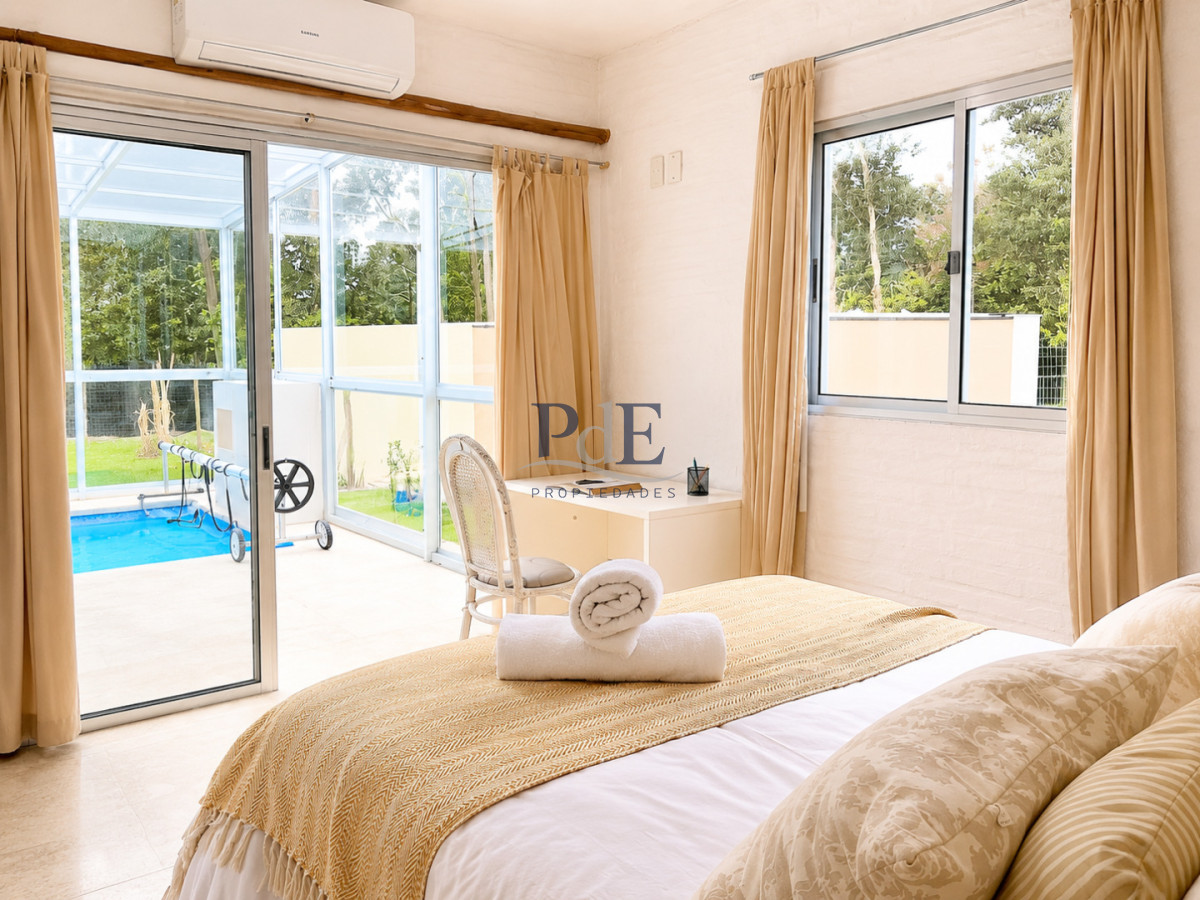 Excelente casa en Marly, con 4 Dormitorios, Barbacoa y Piscina Climatizada. Punta del Este - Imagen 15