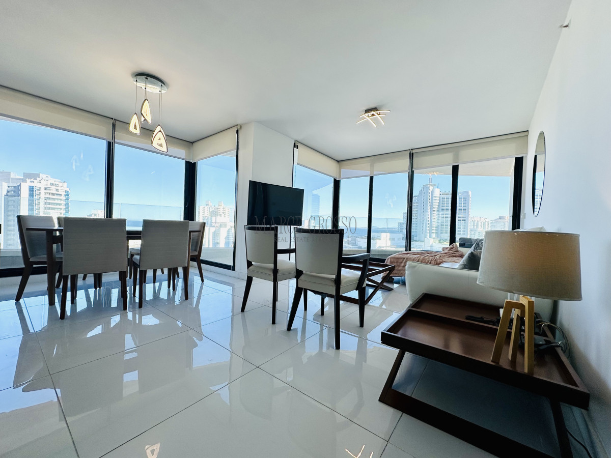 Apartamento ID.107 - Moderno Apartamento de 3 Dormitorios en Suite, zona Hotel Enjoy, Punta del Este