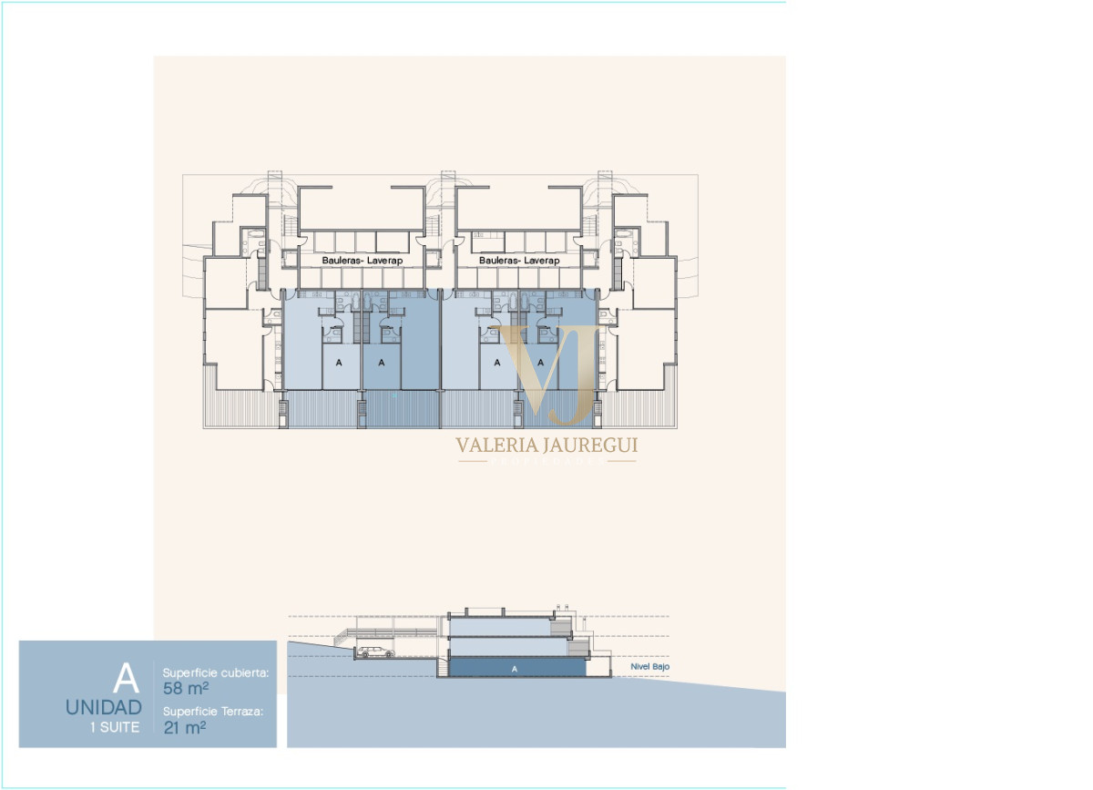 Apartamento ID.898 - Excelente y amplio departamento duplex en venta de 3 dormitorios mas dependencia con parrillero, Punta Ballena