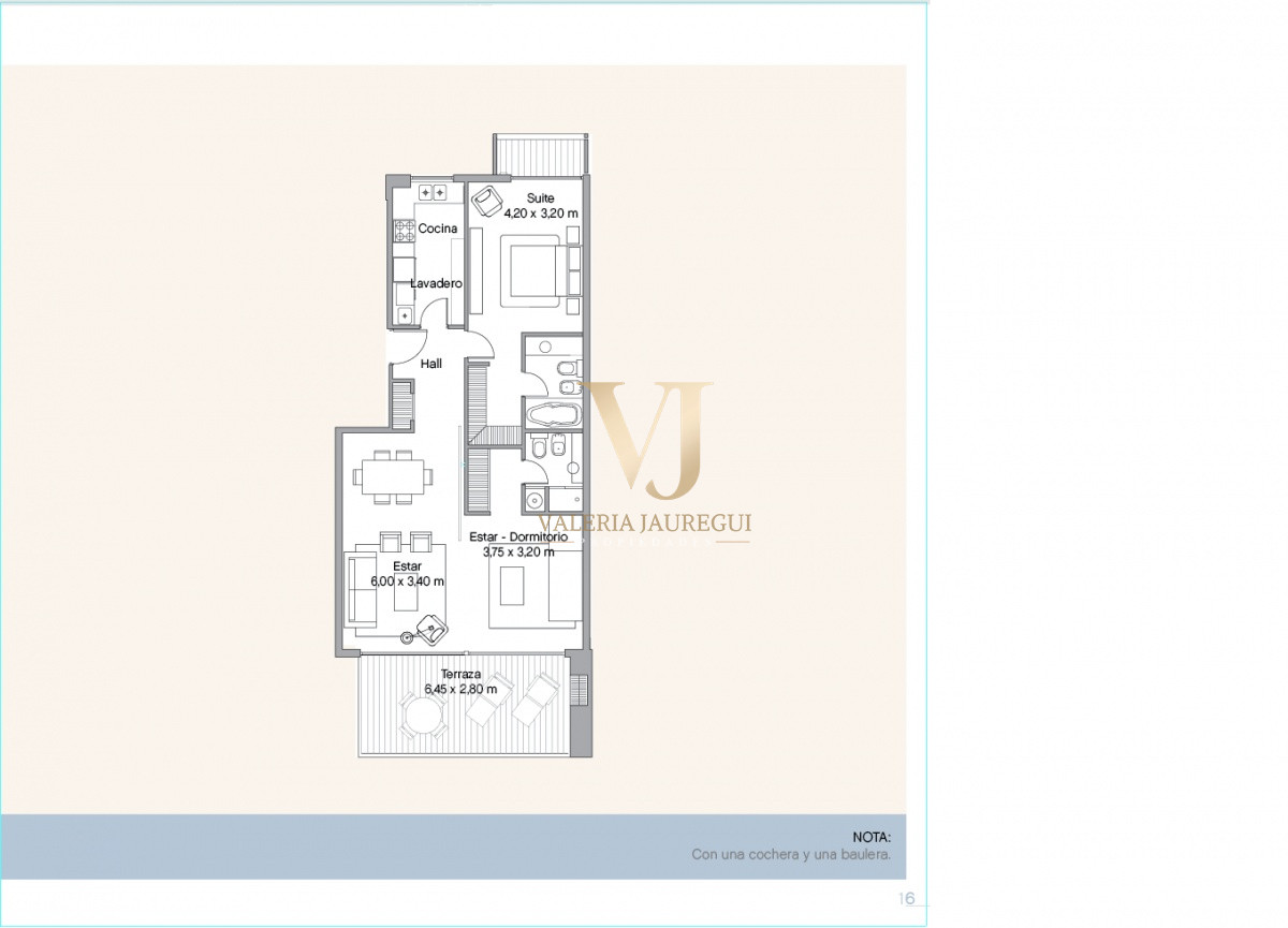 Apartamento ID.898 - Excelente y amplio departamento duplex en venta de 3 dormitorios mas dependencia con parrillero, Punta Ballena