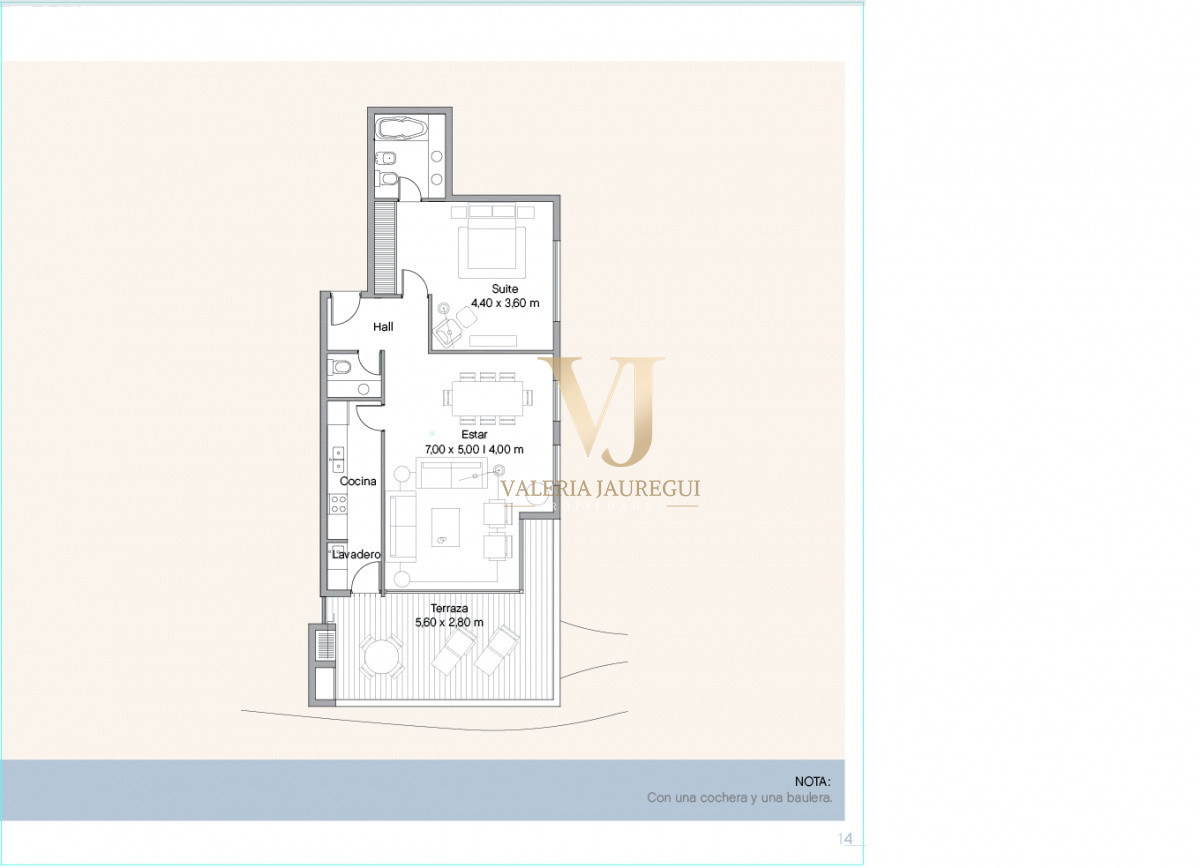 Apartamento ID.898 - Excelente y amplio departamento duplex en venta de 3 dormitorios mas dependencia con parrillero, Punta Ballena