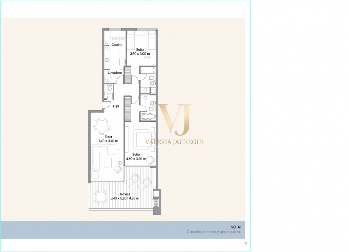 Apartamento ID.898 - Excelente y amplio departamento duplex en venta de 3 dormitorios mas dependencia con parrillero, Punta Ballena