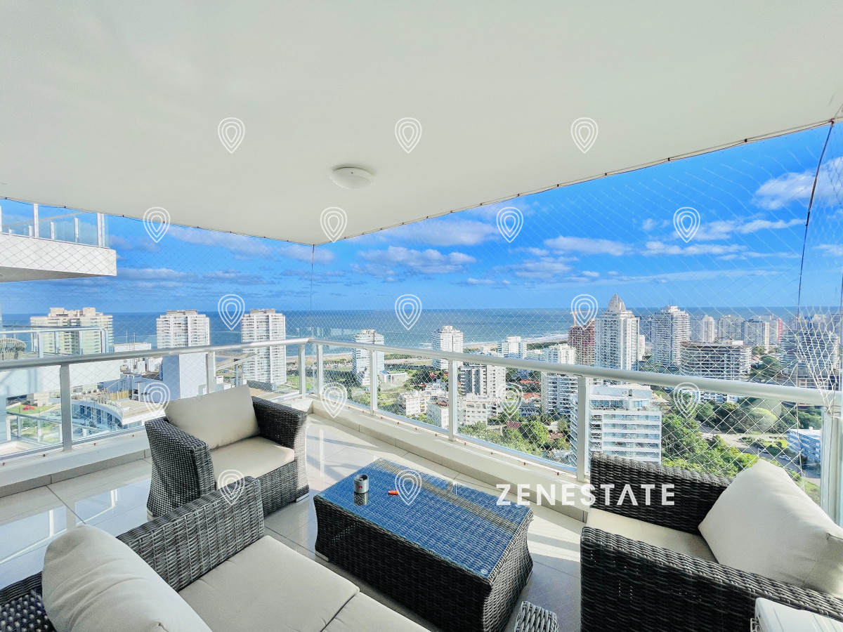  Exclusivo Penthouse de 3 Dormitorios con Vistas panorámicas a Playa Brava, en Venta - ZEN6535A