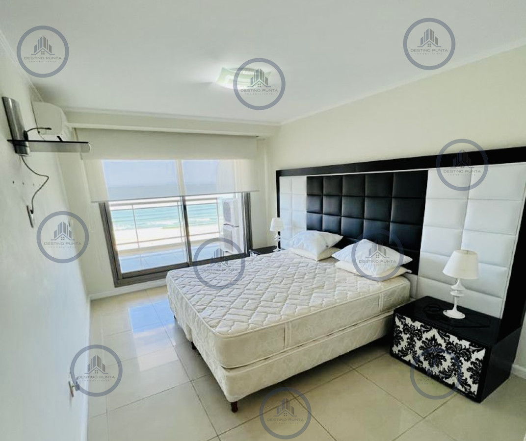 Apartamento ID.994 - Alquiler temporario de apartamento de tres dormitorios en torre de categoría sobre Playa Brava, Punta del Este