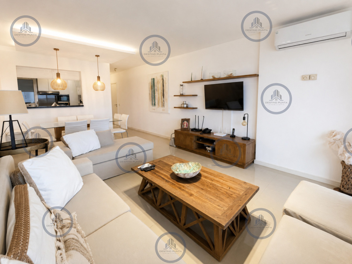 Apartamento ID.3250 - Apartamento moderno de 3 Dormitorios frente al mar en Playa Brava, Punta del Este