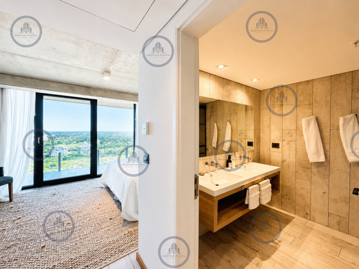 Apartamento ID.680 - Apartamento de 1 Dormitorio en Suite, piso alto de Torre Surfside Village, Punta del Este