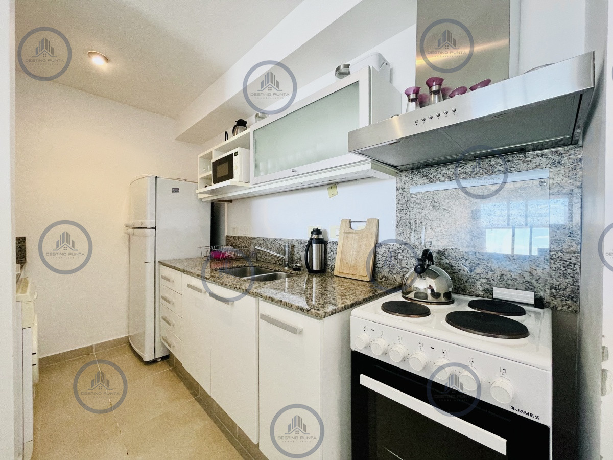 Apartamento ID.506 - Venta y alquiler temporario de apartamento de un dormitorio con parrillero en exclusivo complejo de Punta Ballena