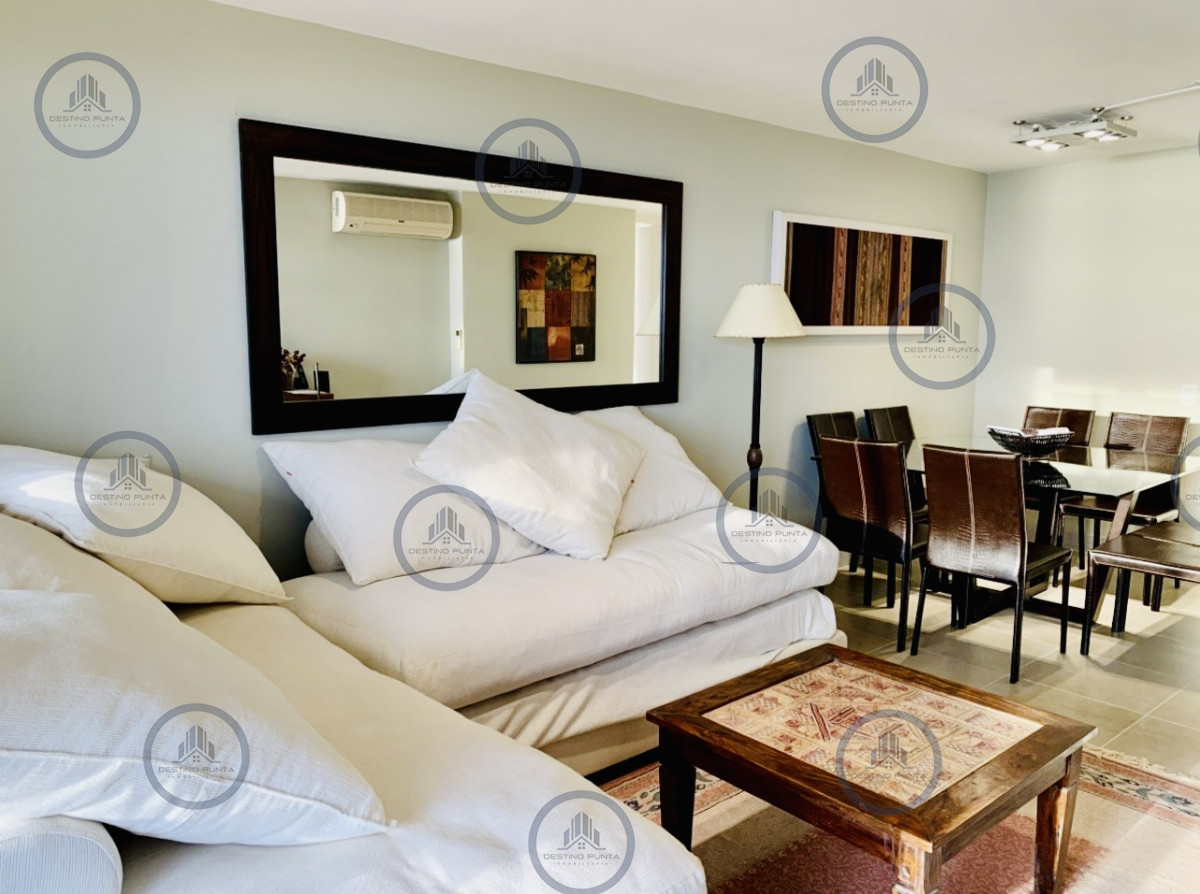 Apartamento ID.125 - Alquiler temporario de apartamento de dos dormitorios con parrillero, Punta Ballena