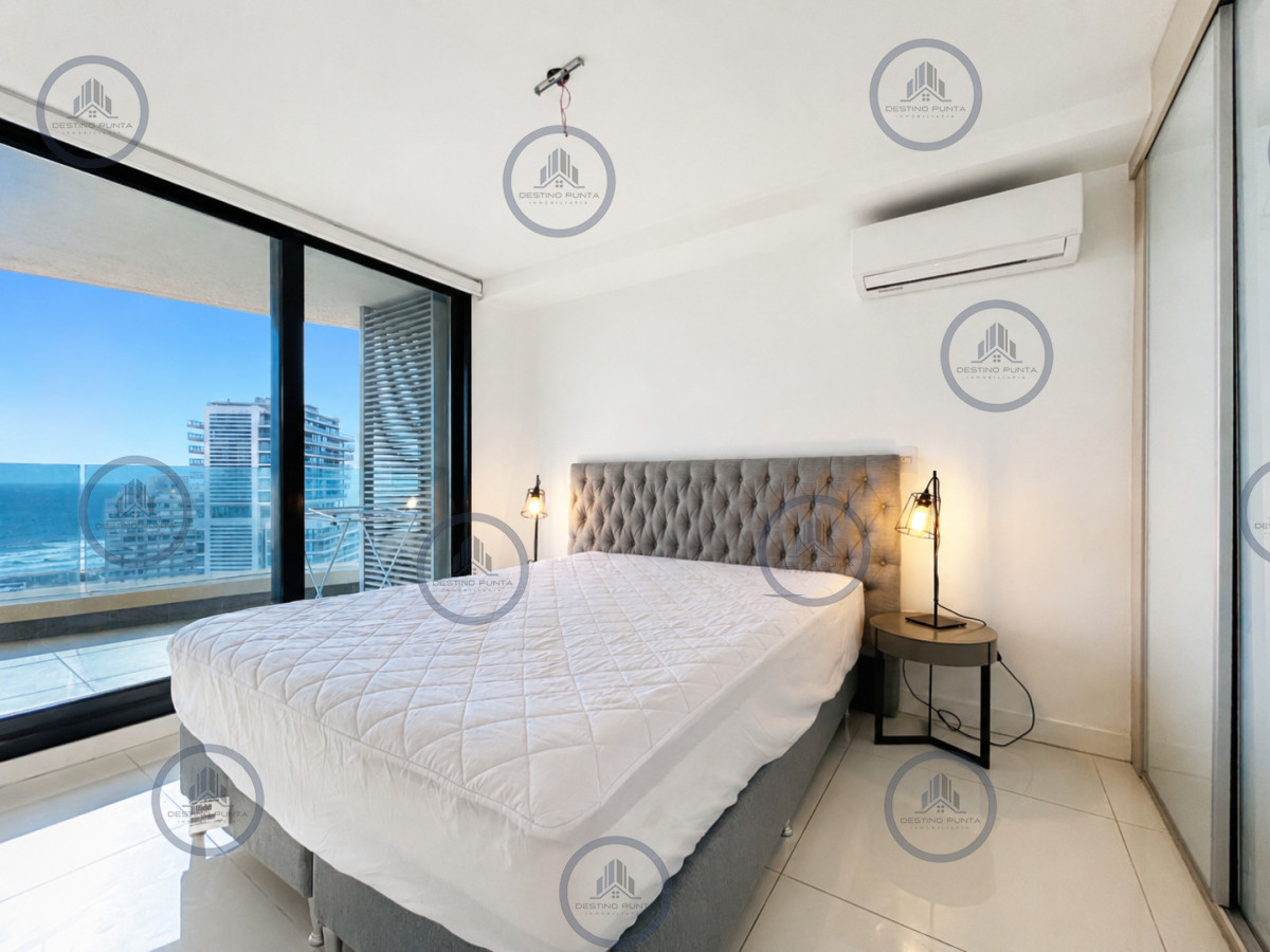 Apartamento ID.729 - Apartamento Moderno de 1 Dormitorio con Vista al Mar en Alquiler Anual, Torre con servicios 