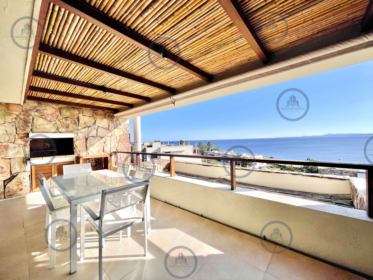 Apartamento ID.6 - Alquiler temporal de Apartamento de Dormitorio y Medio, Parrillero y Vista al Mar Punta Ballena