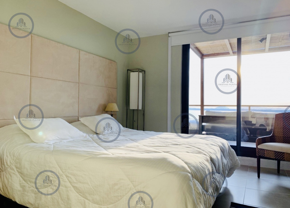 Apartamento ID.125 - Alquiler temporario de apartamento de dos dormitorios con parrillero, Punta Ballena