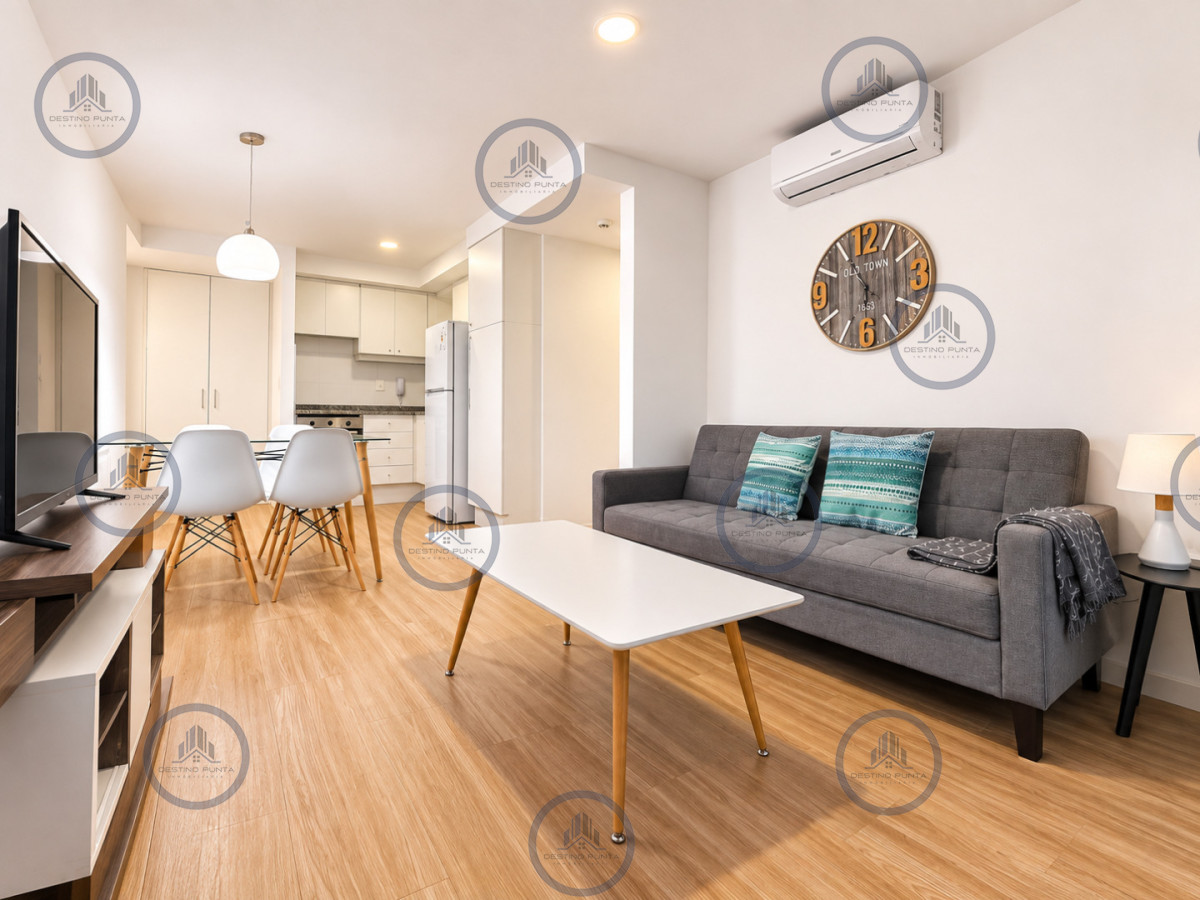 Apartamento ID.1196 - Alquiler anual o venta Apartamento de 2 Dormitorios, Playa Brava, Punta del Este
