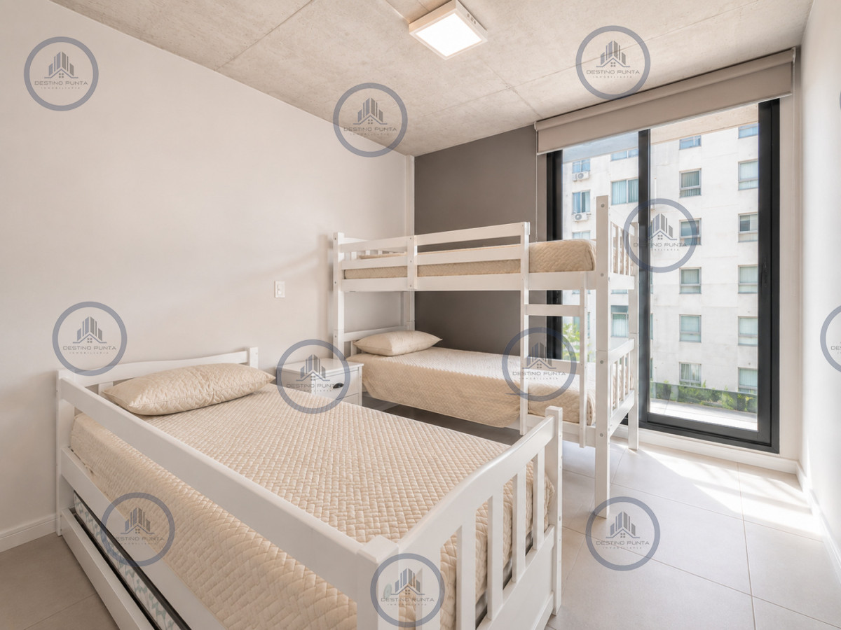 Apartamento ID.3033 - Manglar, Moderno Apartamento en Brava a pasos de la playa, 2 Dormitorios y Parrillero