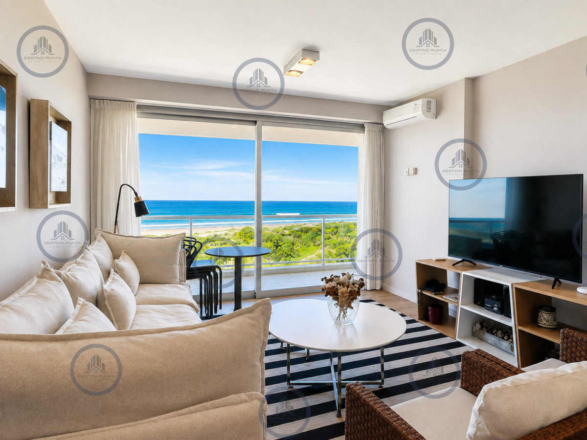 Apartamento ID.3301 - Moderno Apartamento de 3 Dormitorios en Primera Línea del Mar. Blue Marine, Playa Brava Punta del Este
