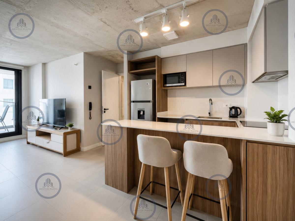 Apartamento ID.3033 - Manglar, Moderno Apartamento en Brava a pasos de la playa, 2 Dormitorios y Parrillero