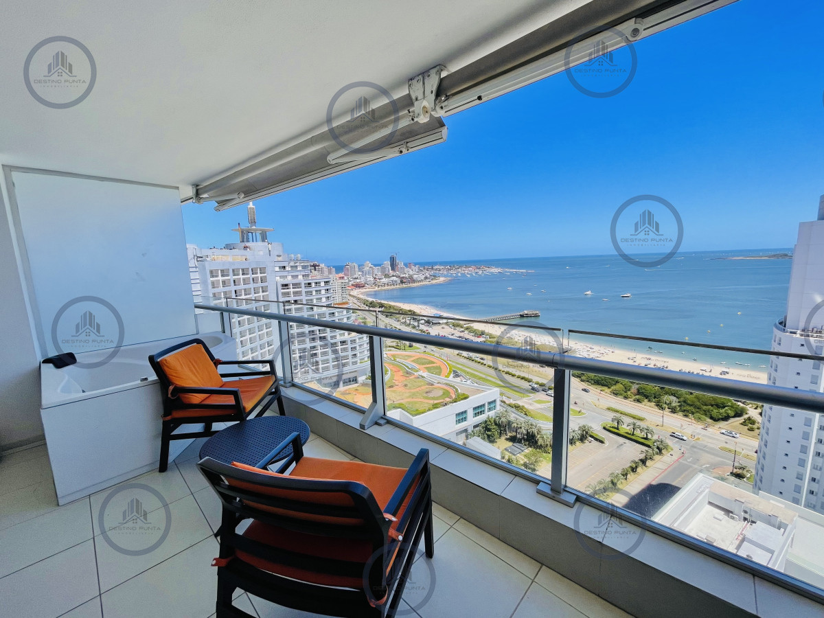 Apartamento ID.216 - Excelente Apartamento de 2 Dormitorios con Vista al Mar, Playa Mansa