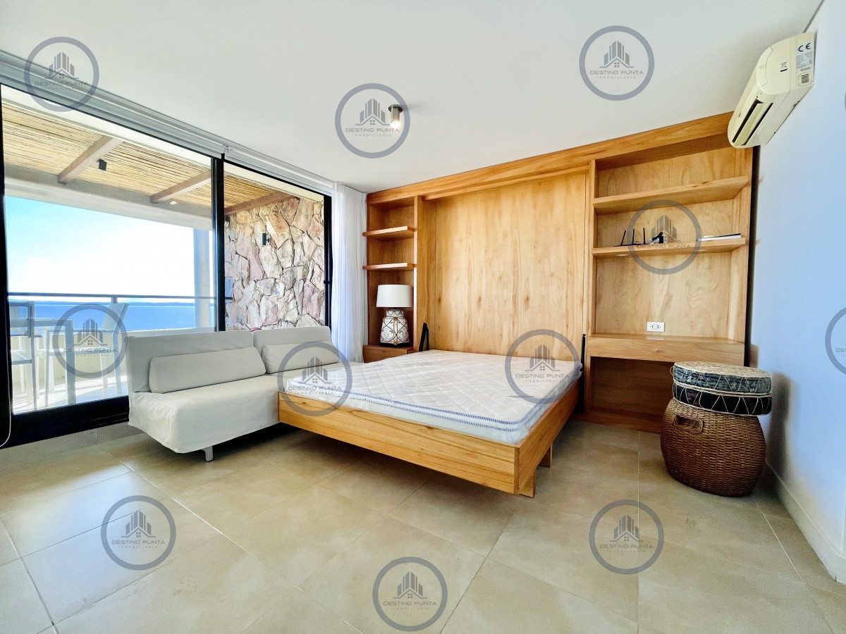 Apartamento ID.6 - Alquiler temporal de Apartamento de Dormitorio y Medio, Parrillero y Vista al Mar Punta Ballena