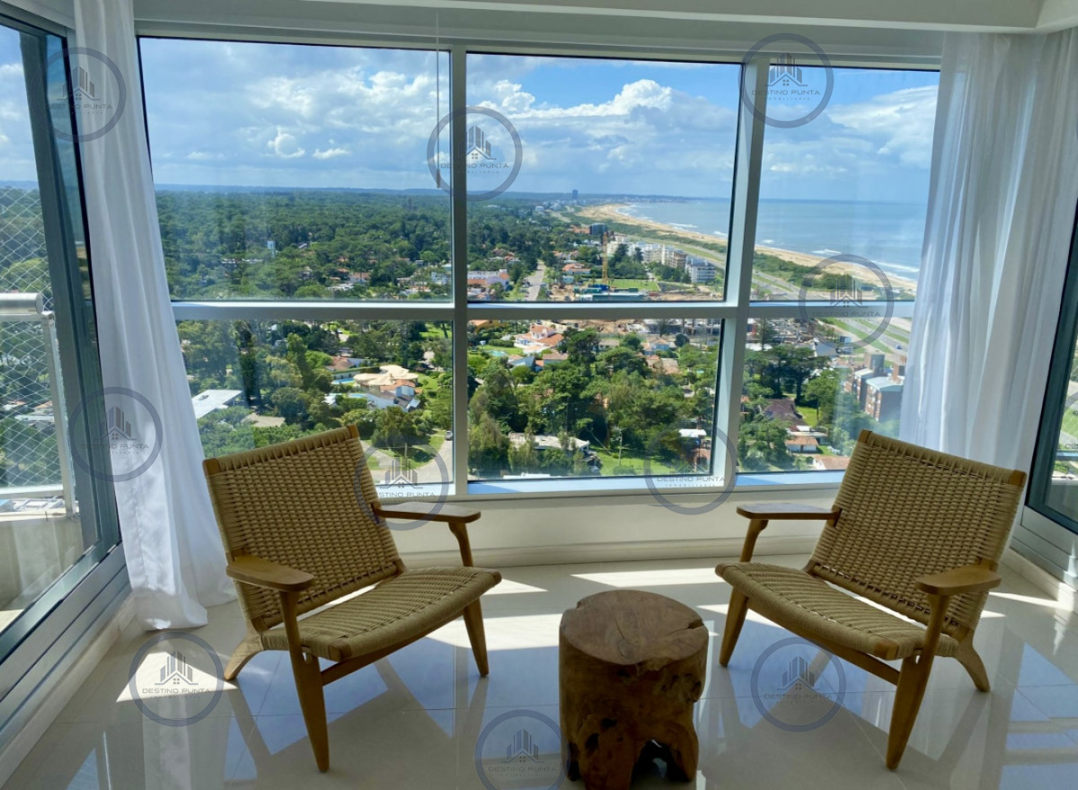 Apartamento ID.175 - Alquiler temporal de apartamento piso alto de 2 dormitorios más servicio en playa brava 