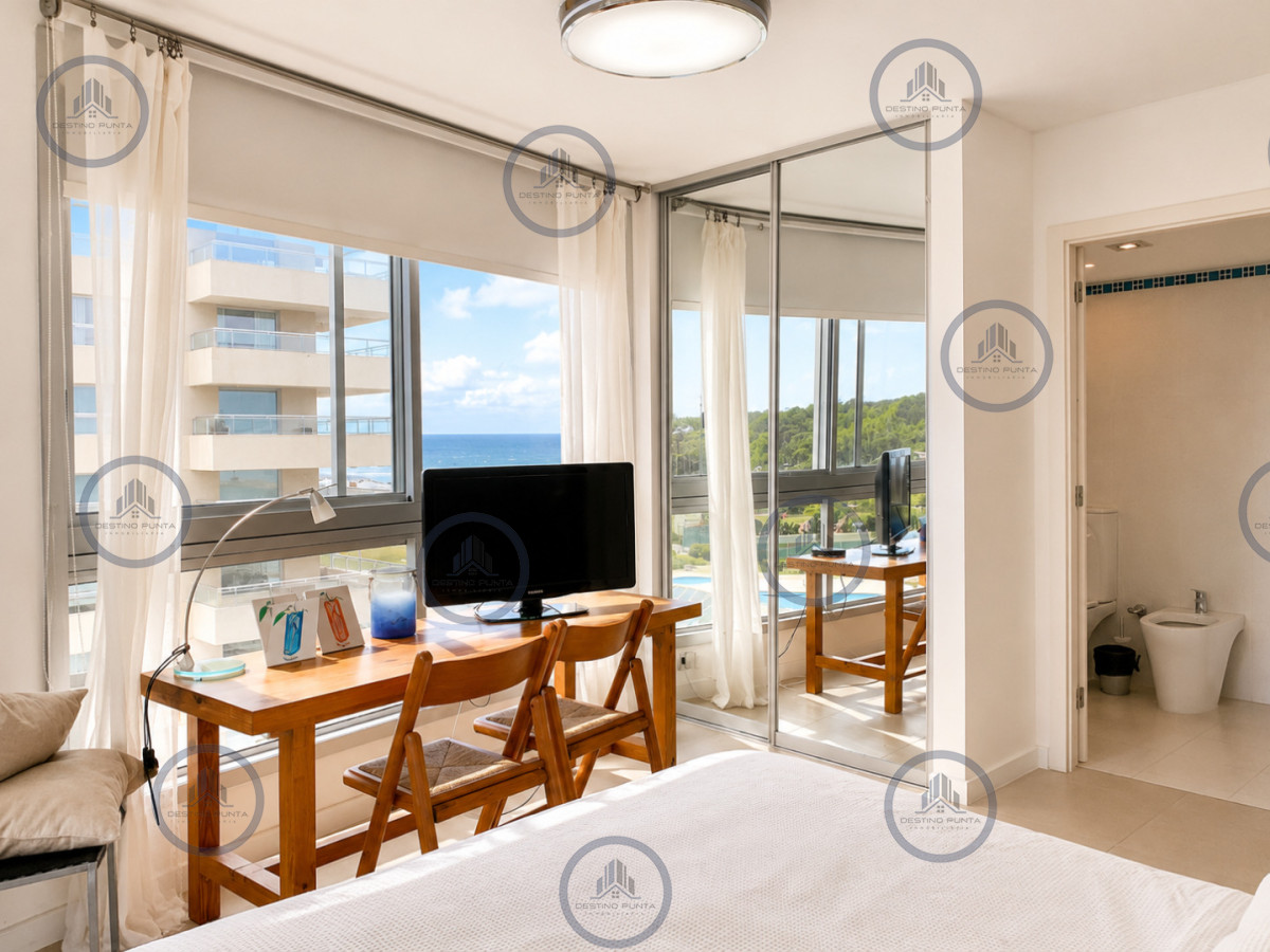Apartamento ID.48 - Apartamento esquinero de 3 Dormitorios ý Dependencia de servicio, Torre LE PARC, playa Brava. Punta del Este
