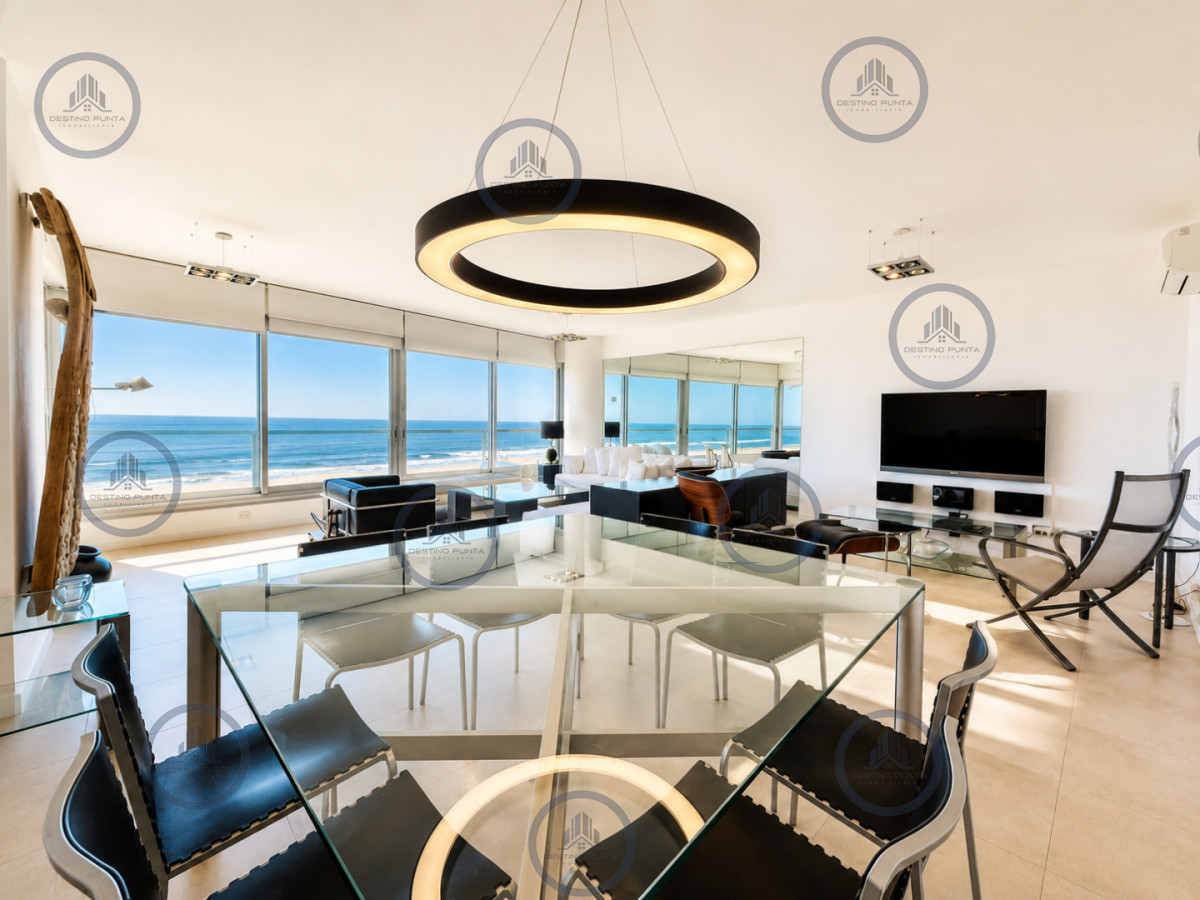 Apartamento ID.48 - Apartamento esquinero de 3 Dormitorios ý Dependencia de servicio, Torre LE PARC, playa Brava. Punta del Este