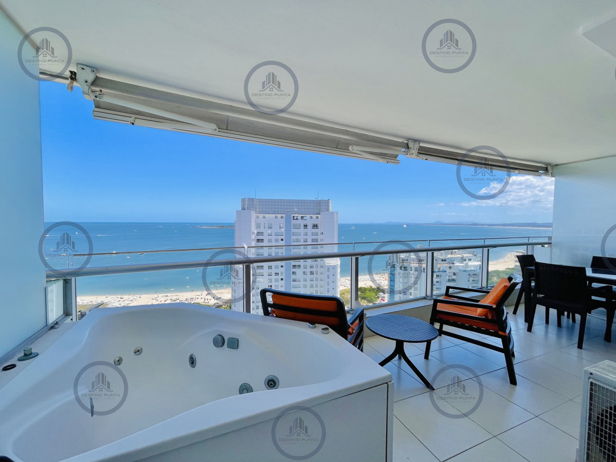 Apartamento ID.216 - Excelente Apartamento de 2 Dormitorios con Vista al Mar, Playa Mansa