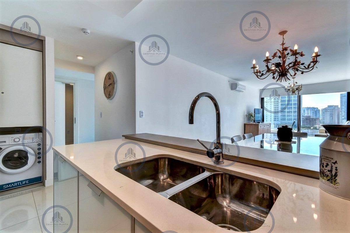 Apartamento ID.1457 - Venta y alquiler temporal de apartamento de dos dormitorios en edificio Art Tower, La Pastora, Punta del Este