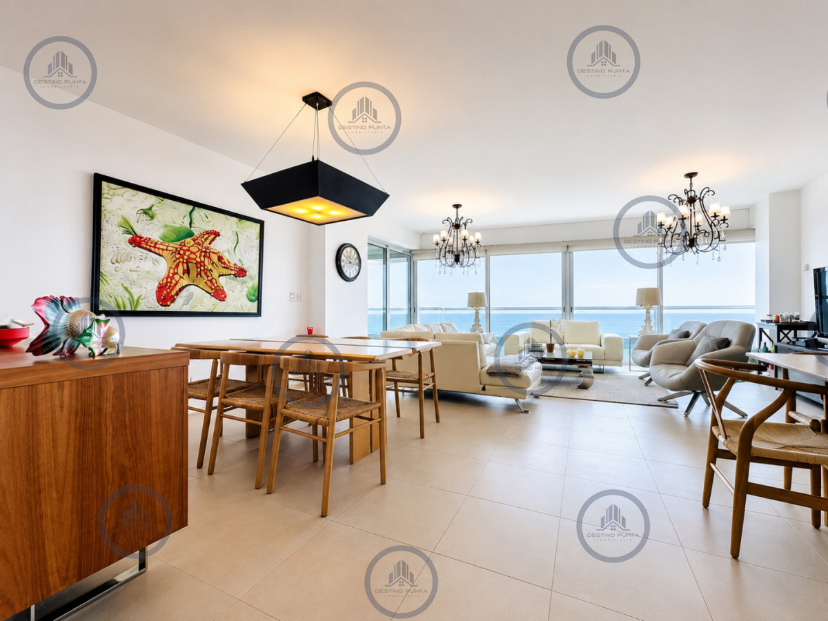 Apartamento ID.272 - Oportunidad en Venta Maravilloso departamento esquinero en Torre Le Parc, Playa Brava, Punta del Este