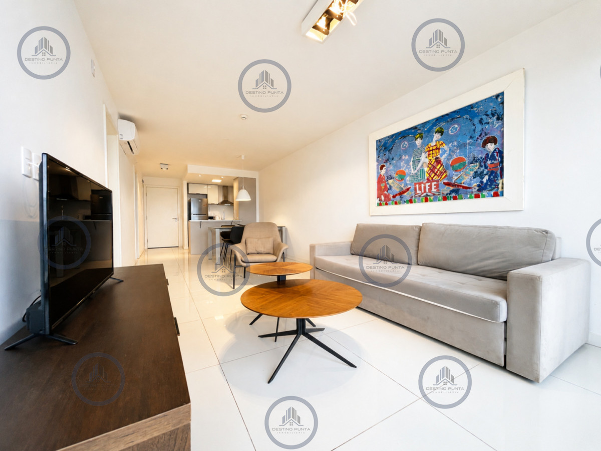 Apartamento ID.729 - Apartamento Moderno de 1 Dormitorio con Vista al Mar en Alquiler Anual, Torre con servicios 
