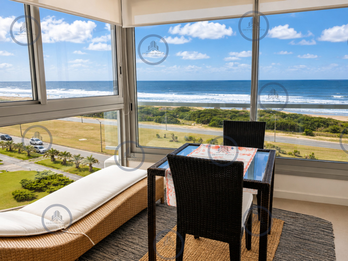 Apartamento ID.48 - Apartamento esquinero de 3 Dormitorios ý Dependencia de servicio, Torre LE PARC, playa Brava. Punta del Este