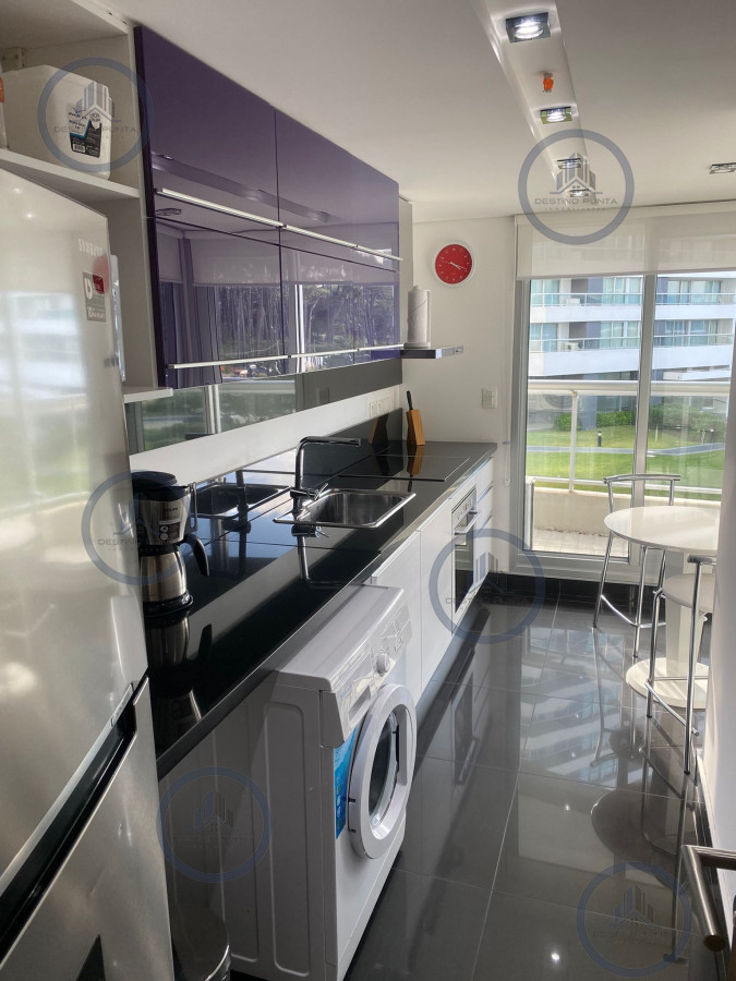 Apartamento ID.2077 - Alquiler temporario de apartamento de 1 dormitorio en playa Brava, Punta del Este