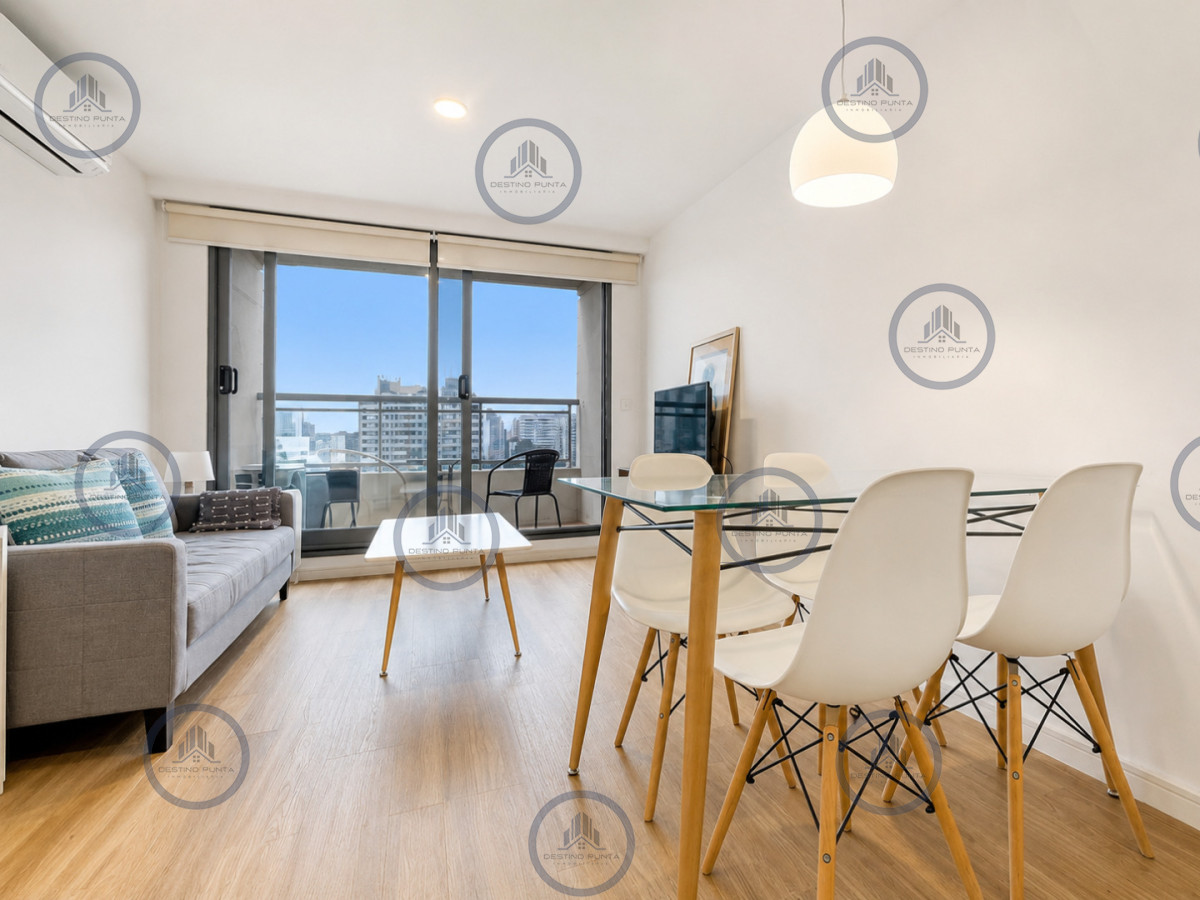 Apartamento ID.1196 - Alquiler anual o venta Apartamento de 2 Dormitorios, Playa Brava, Punta del Este