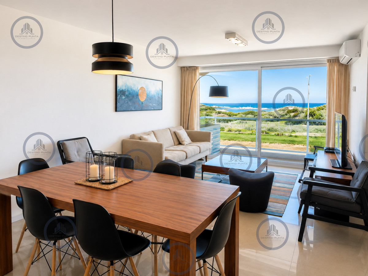 Apartamento ID.1816 - Apartamento de 3 Dormitorios en Primera Línea del Mar, Playa Brava Punta del Este