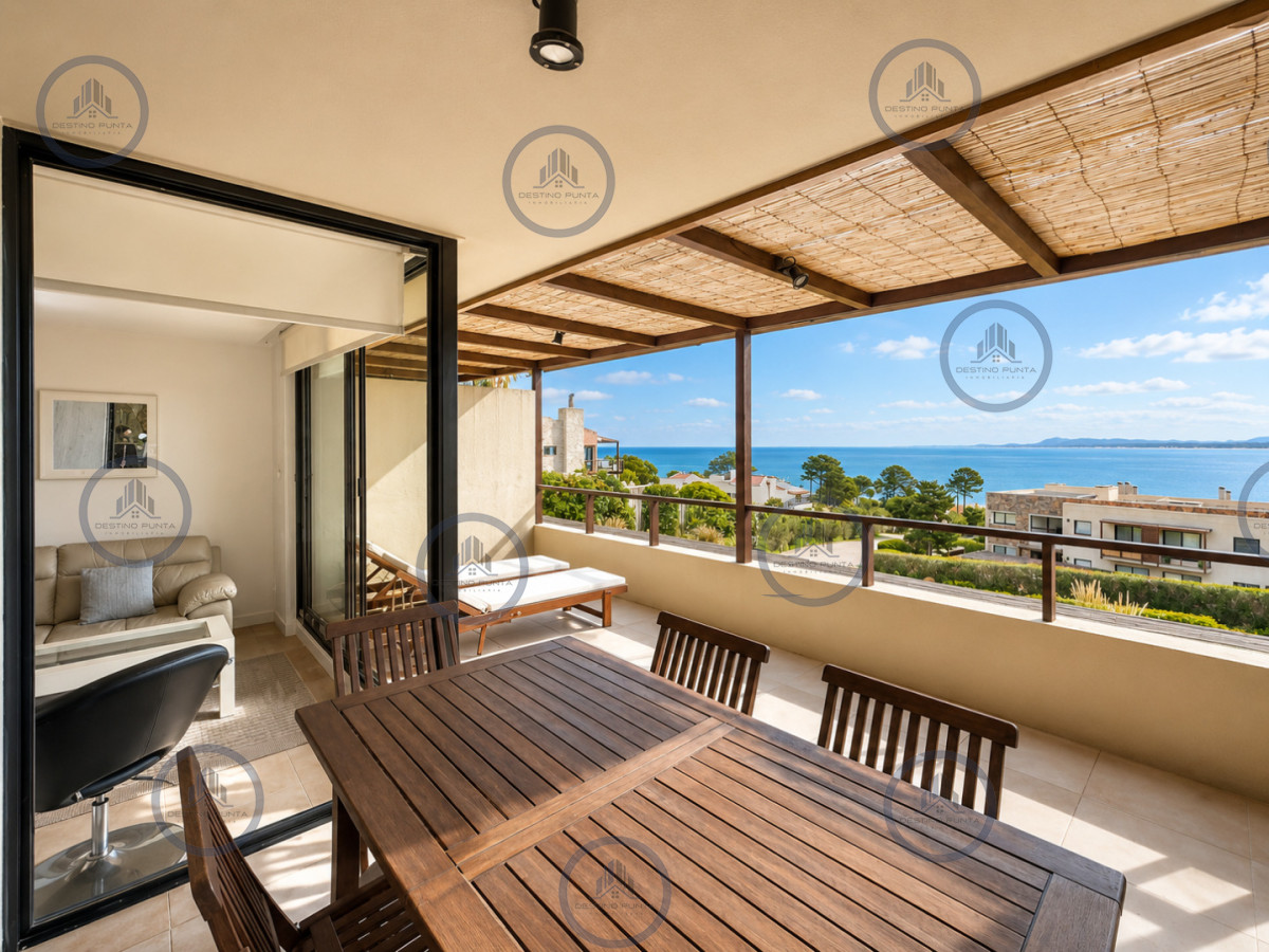 Apartamento ID.3095 - Venta de apartamento de 2 dormitorios con parrillero propio y vista al mar, Punta Ballena