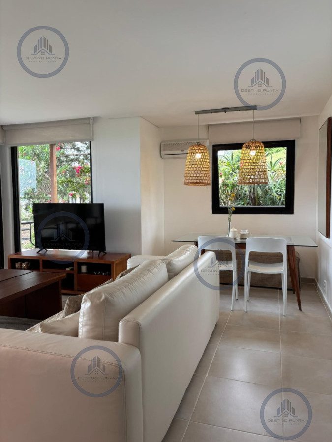 Apartamento ID.377 - Alquiler temporario de apartamento de dos dormitorios con parrillero, Punta Ballena