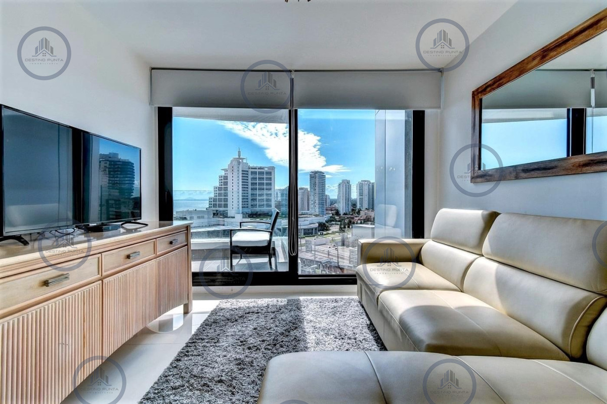 Apartamento ID.1457 - Venta y alquiler temporal de apartamento de dos dormitorios en edificio Art Tower, La Pastora, Punta del Este