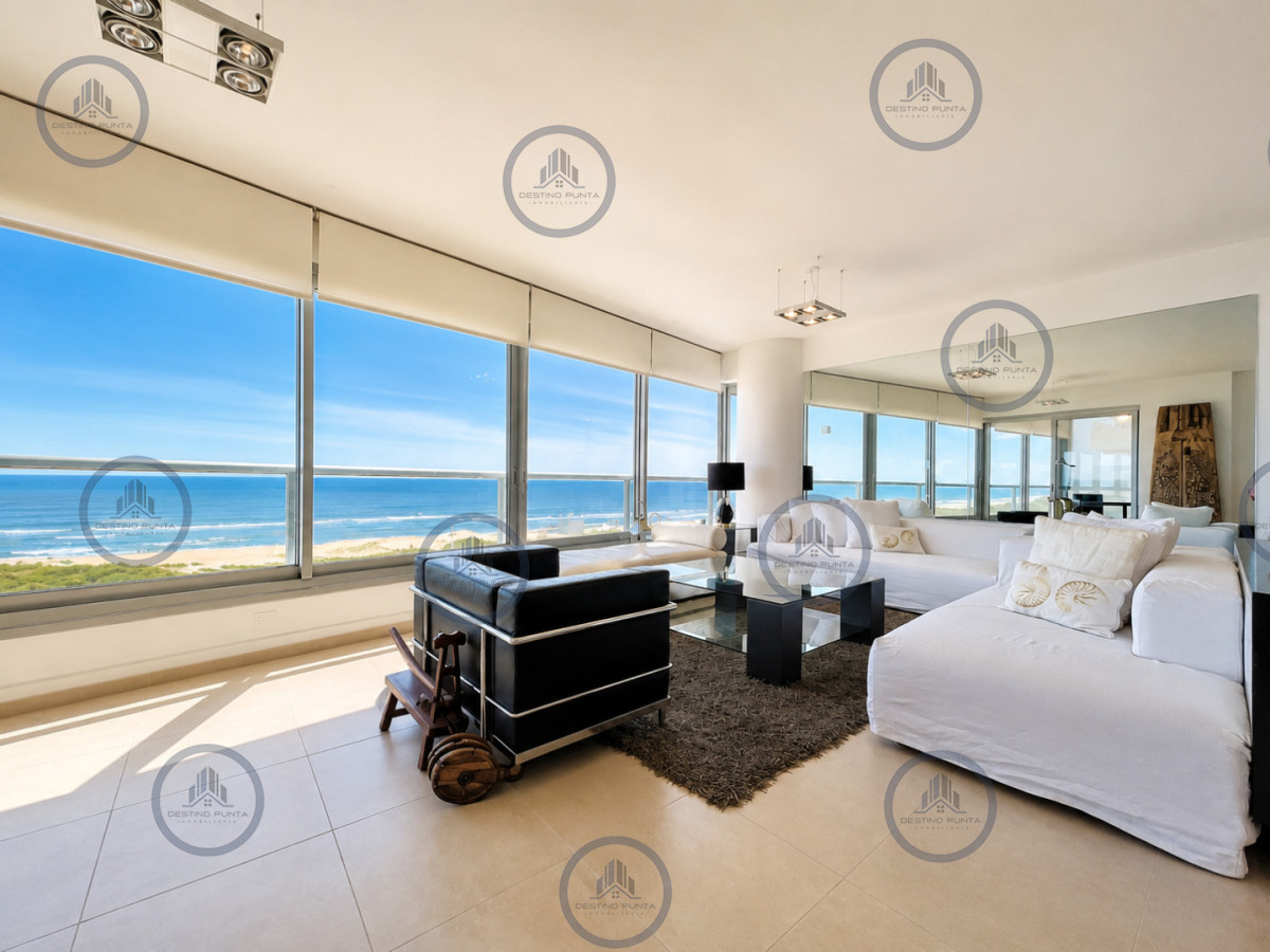 Apartamento ID.48 - Apartamento esquinero de 3 Dormitorios ý Dependencia de servicio, Torre LE PARC, playa Brava. Punta del Este