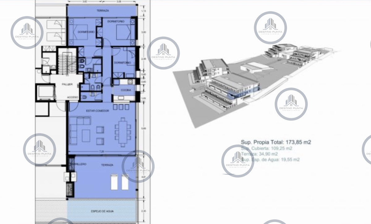 Apartamento ID.112 - Venta OPORTUNIDAD de exclusivo departamento de tres dormitorios y Parrillero en Punta Ballena