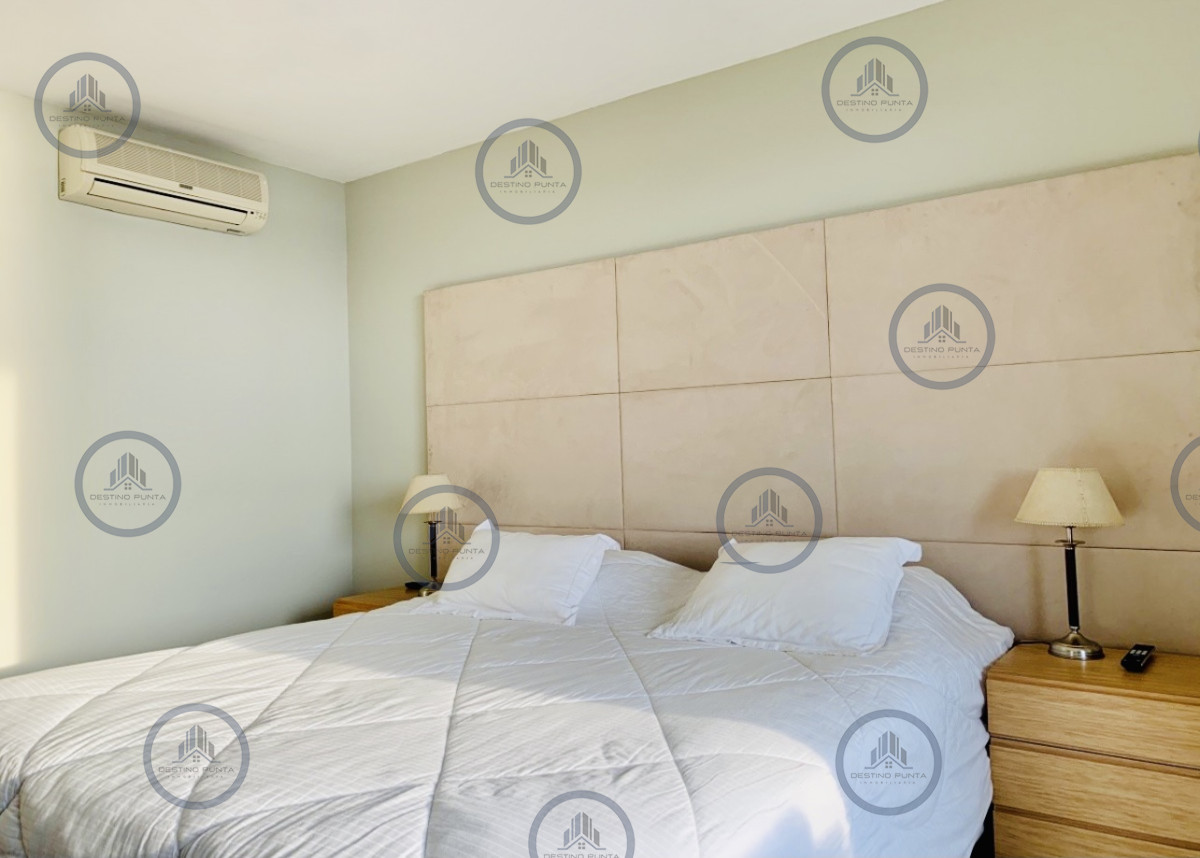 Apartamento ID.125 - Alquiler temporario de apartamento de dos dormitorios con parrillero, Punta Ballena