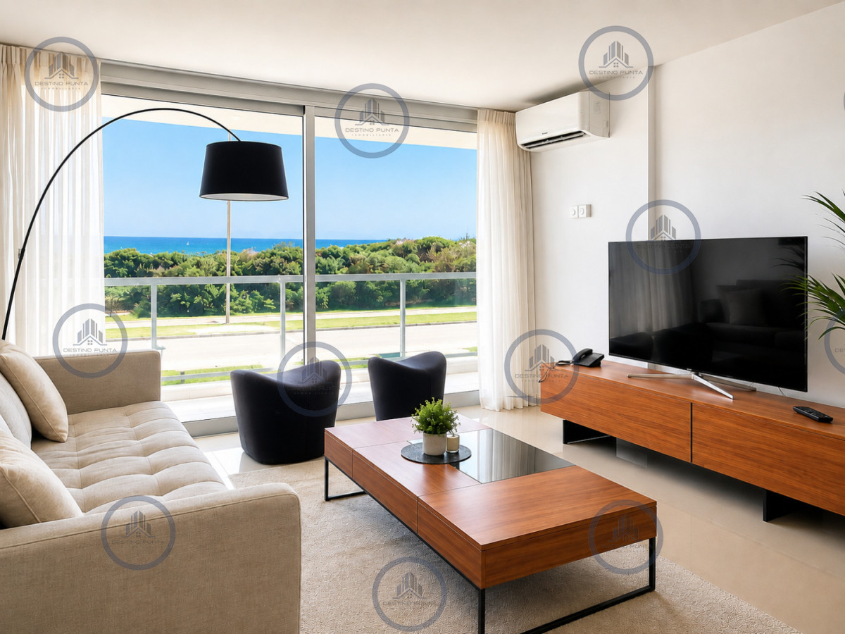 Apartamento ID.1816 - Apartamento de 3 Dormitorios en Primera Línea del Mar, Playa Brava Punta del Este