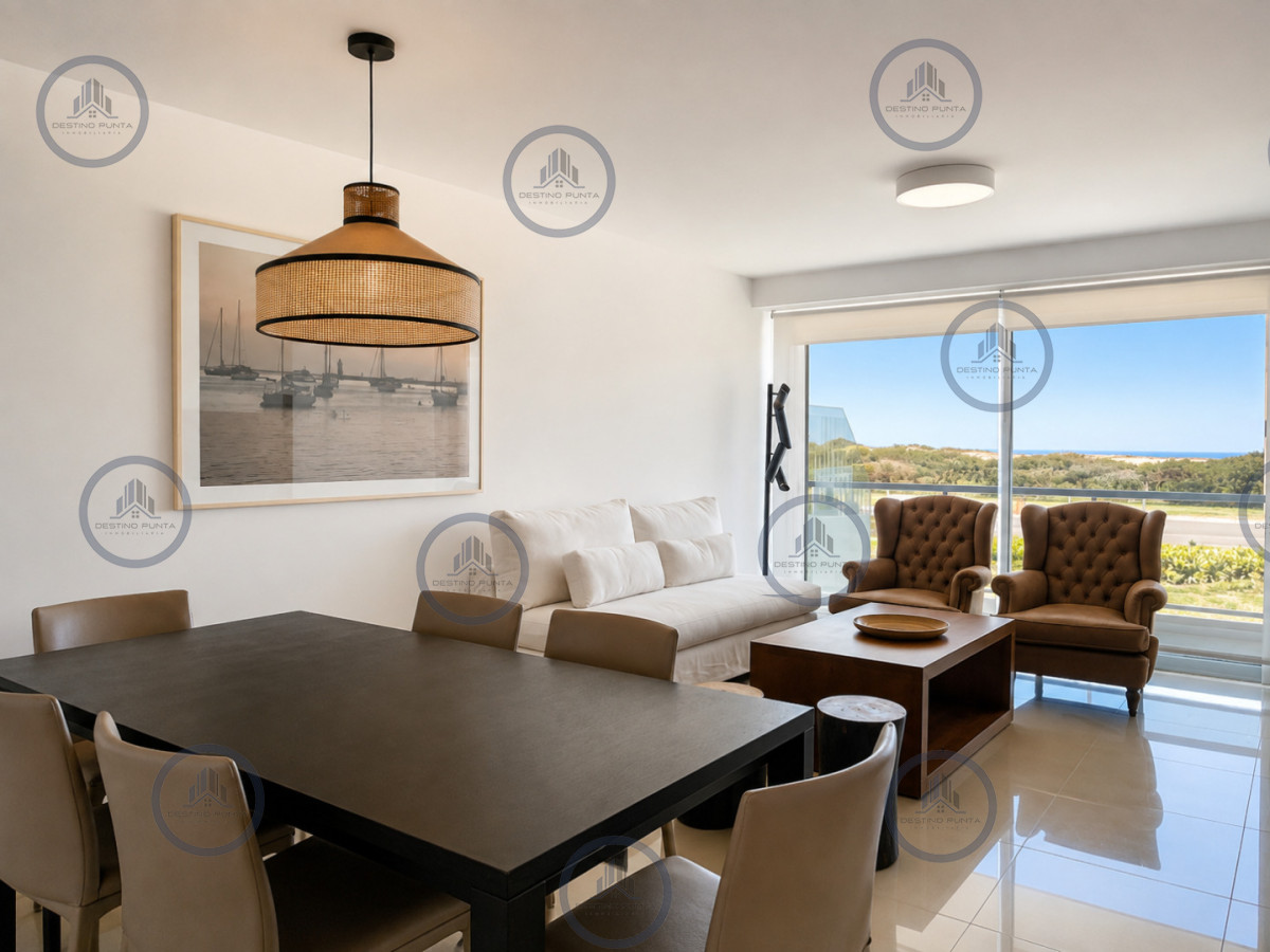 Apartamento ID.1817 - Apartamento de 3 Dormitorios Primera Línea del Mar, Playa Brava Punta del Este