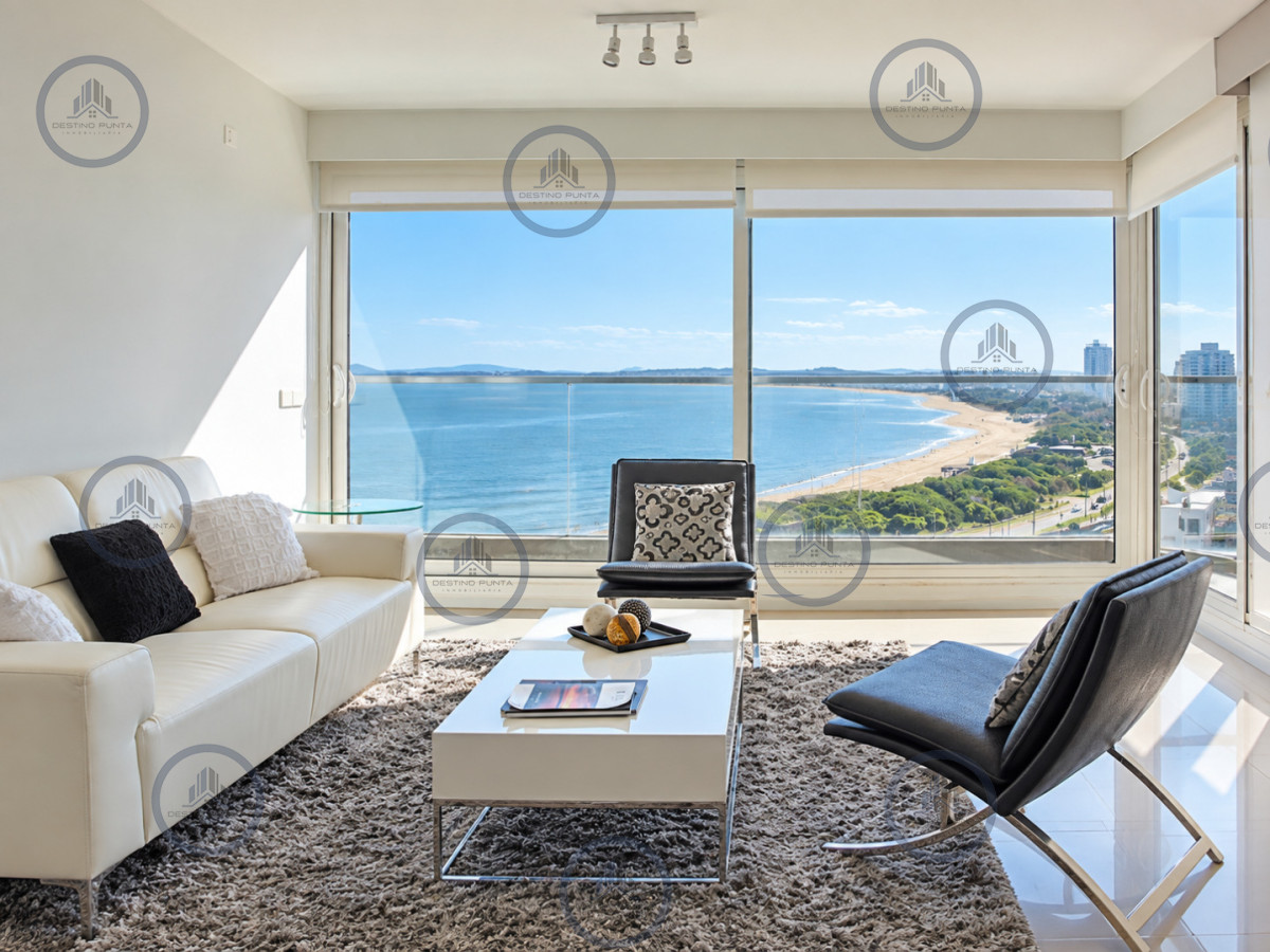 Apartamento ID.3306 - Moderno Apartamento de 3 Dormitorios en suite con Vista al Mar, Playa Mansa, Punta del Este