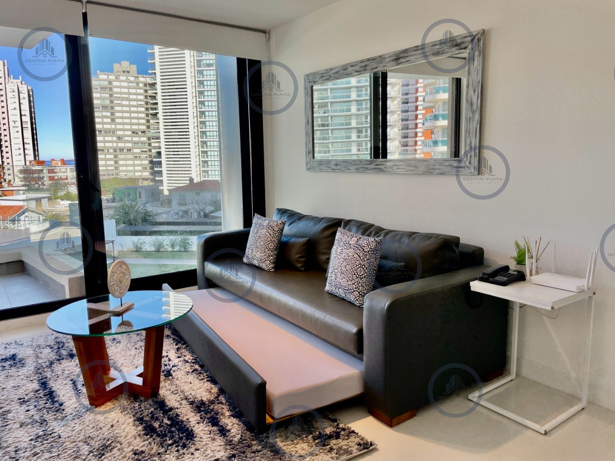 Apartamento ID.1771 - Alquiler temporal de apartamento muy lindo decorado de un dormitorio a pasos de las playas mansa y brava 