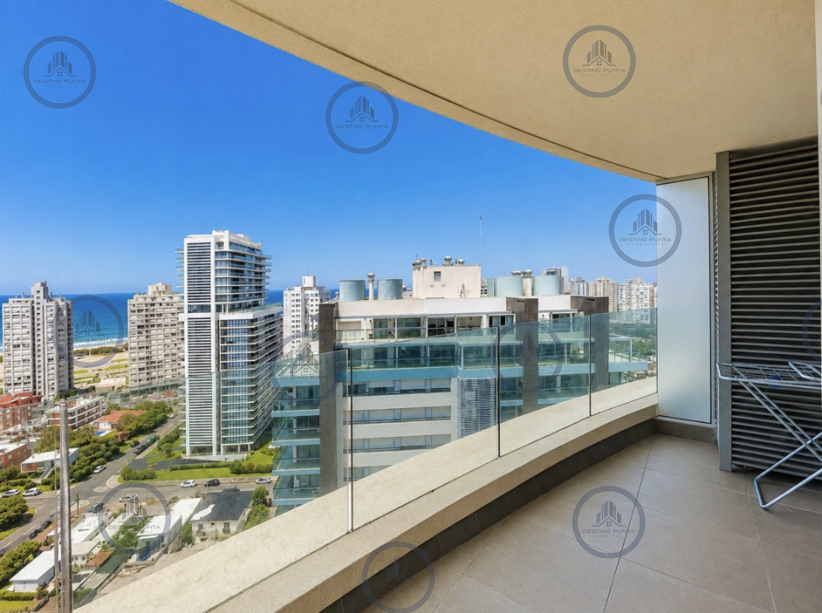 Apartamento ID.733 - Alquiler anual de apartamento de un dormitorio con vista al mar, Punta del este 