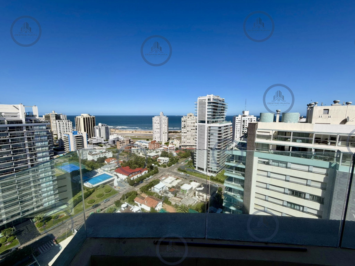 Apartamento ID.729 - Apartamento Moderno de 1 Dormitorio con Vista al Mar en Alquiler Anual, Torre con servicios 