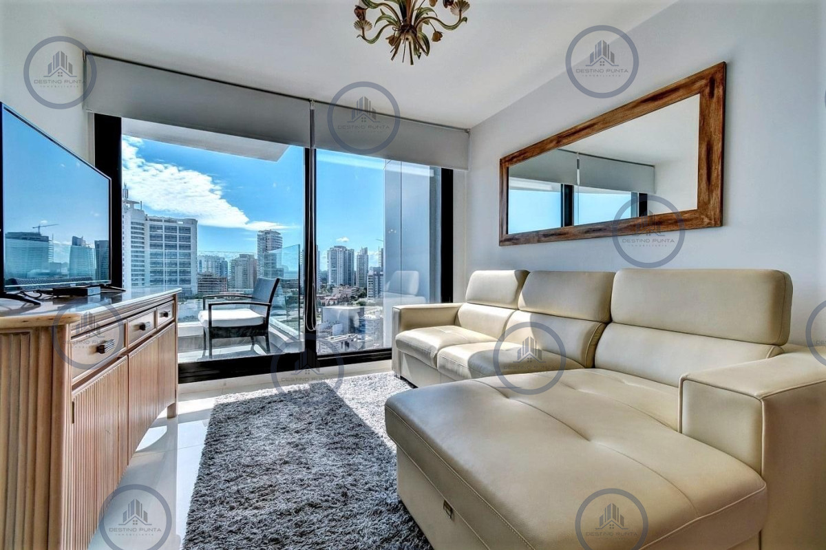Apartamento ID.1457 - Venta y alquiler temporal de apartamento de dos dormitorios en edificio Art Tower, La Pastora, Punta del Este