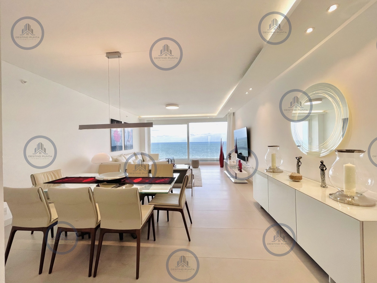 Apartamento ID.1940 - Venta Espectacular Apartamento Frente al Mar, 3 Dormitorios, Le Parc Punta del Este