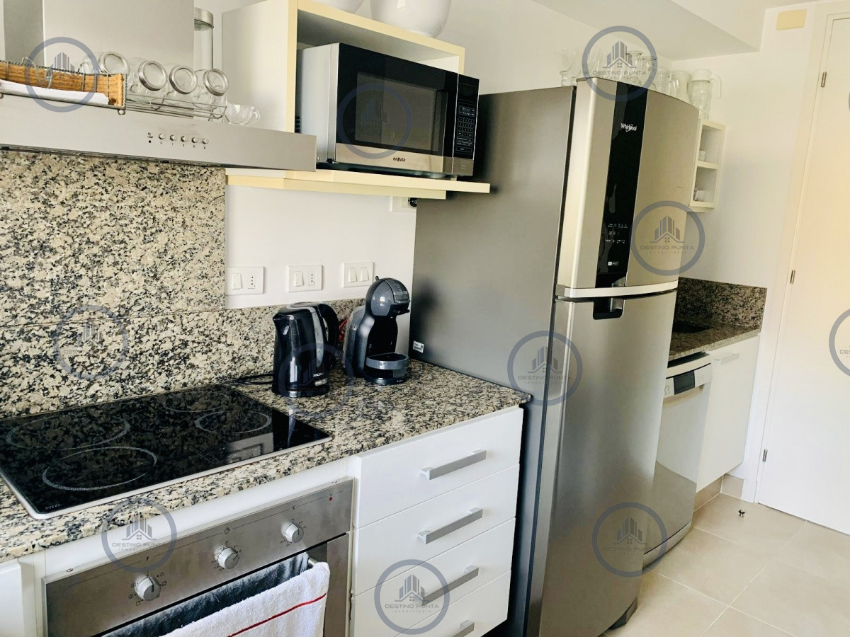Apartamento ID.1143 - Alquiler temporario de apartamento de dos dormitorios con dos baños en suite, punta ballena 