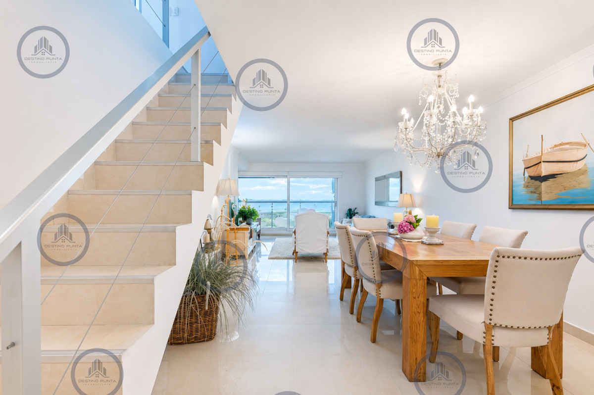 Apartamento ID.2321 - Penthouse Dúplex de 3 Dormitorios y Parrillero en Playa Mansa, Punta del Este